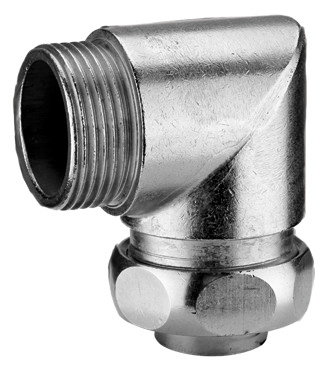 25St. Flexa USW-P AD10-PG7 Verschraubung 90 Winkel Messing