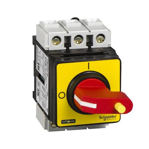 1St. Schneider Electric VVE0 Lasttrennschalter VVE, TeSys, 3p, 690 V 25A, abschließbarer roter Griff 1St. Schneider Electric VVE0 Lasttrennschalter VVE, TeSys, 3p, 690 V 25A, abschließbarer roter Griff
