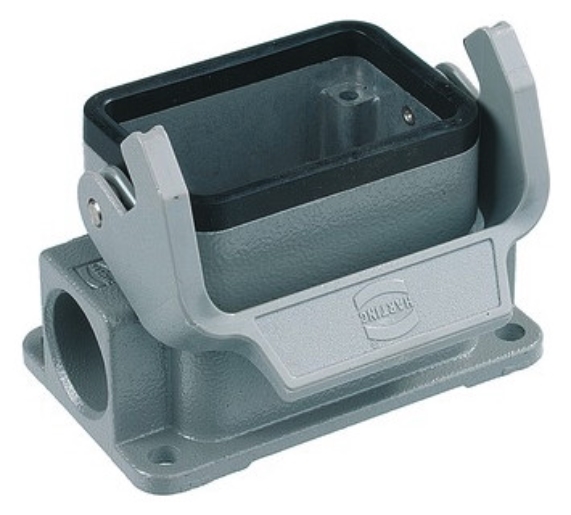 1St. Harting 19300061290 Sockelgehäuse,Han 6B-asg2-LB-M20