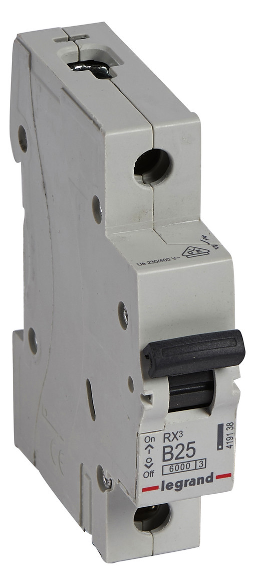 12St. Legrand Leitungsschutzschalter Rx3 419138 Ls B25A 1P 6KA 1M