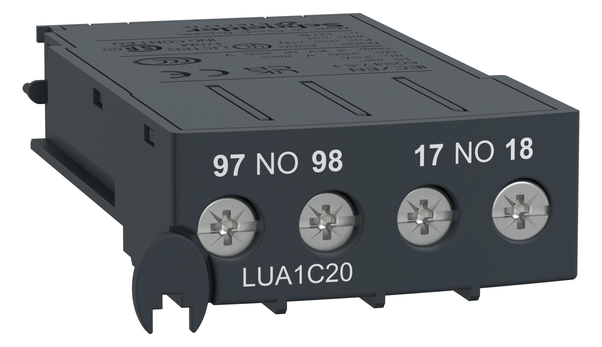 1St. Schneider Electric LUA1C20 Zusätzlicher Kontaktblock LUA, 1S+1S