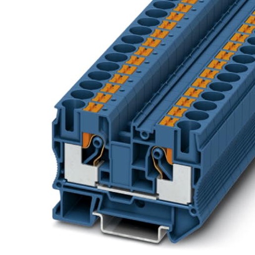 10St. Phoenix PT 10 BU Durchgangsklemme 1000 V 57 A Push-in-Anschluss Anzahl der Anschlüsse: 2 0,5 mm² - 16 mm²...