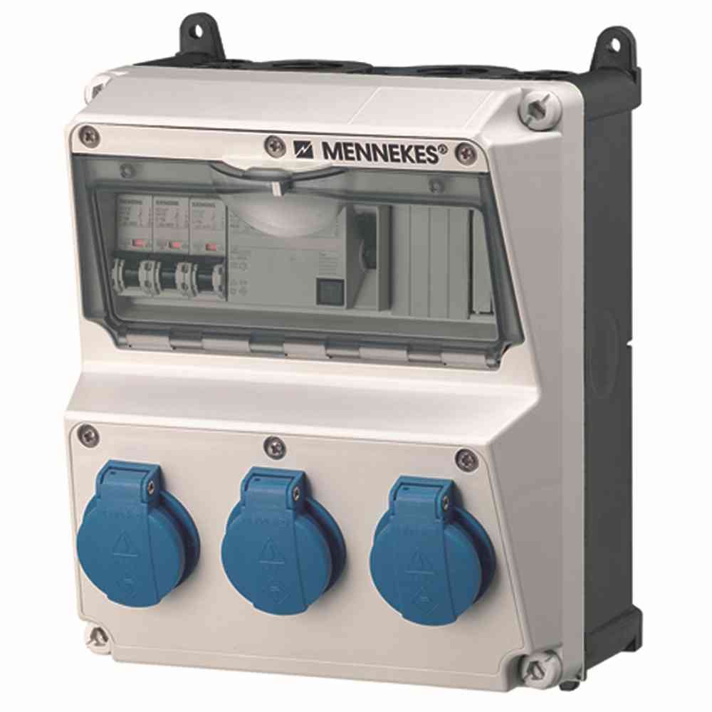 1St. Mennekes 920003 AMAXX Steckdosen-Kombination, IP44