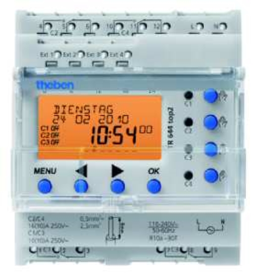 1St. Theben 6440100 Reiheneinbau-Jahreszeitschaltuhr 4 Kanal, OBELISK-Schnittstelle TR 644 top2