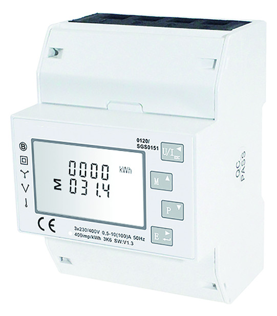 1St. Protec.class PDSZ3MIDMOD Drehstromzaehler Digital MID Modbus 3p