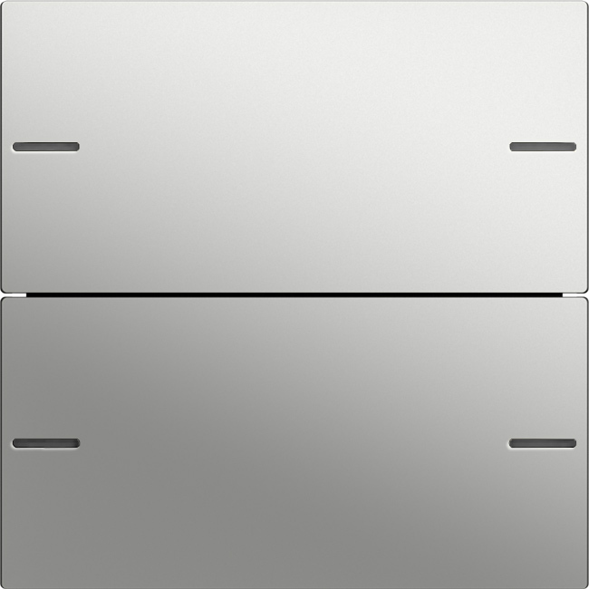 1St. Gira 5752600 Wippenset 2fach für Tastsensor 4, Edelstahl