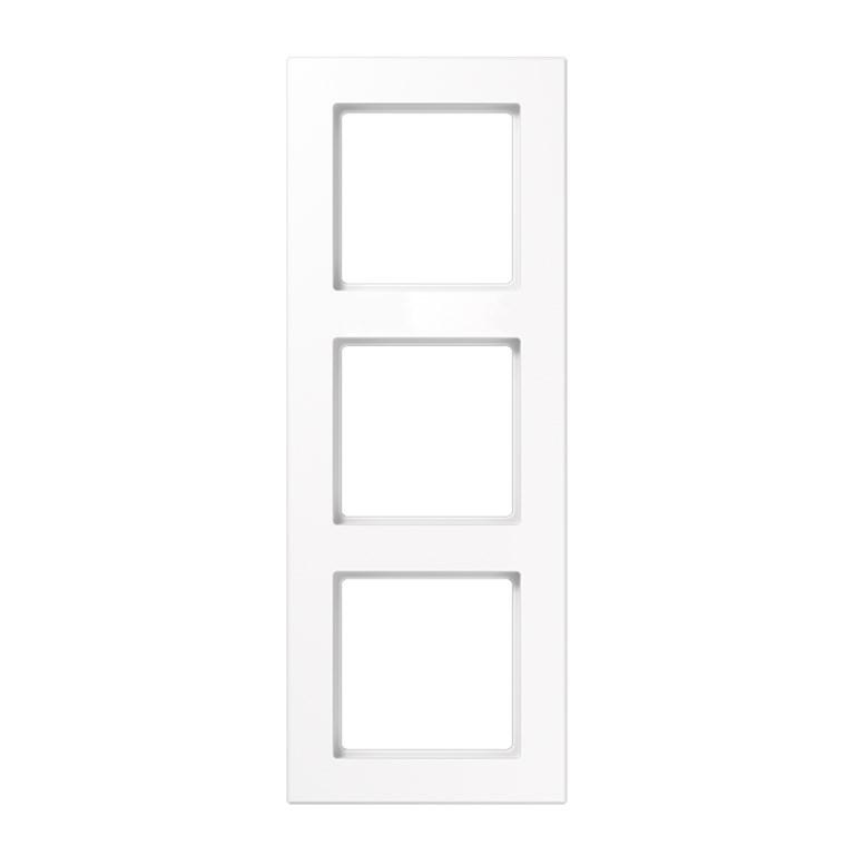 1St. Jung AC583BFWW Rahmen 3fach bruchsicher für waagerechte und senkrechte Kombination AC 583 BF WW