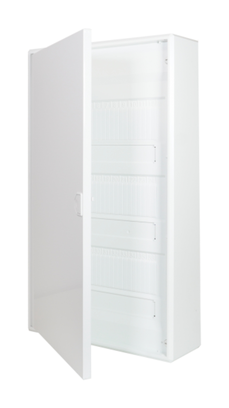 1St. F-Tronic APV36+6APZ AP Kleinverteiler Vision für APZ Anwendung 3 reihig mit Tür, RJ45 - Buchse Aufputz-Verteiler 7220220