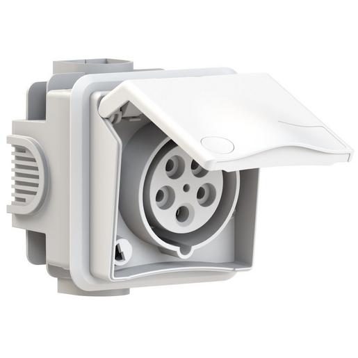 1St. NCEEUPD32IP44.01 Unterputzsteckdose 32A 5p 400V 6h IP44