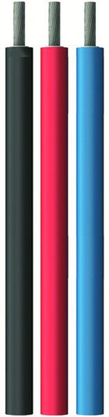 1m Solarkabel 1x6qmm blau  H1Z2Z2-K 1X6bl * Meterware