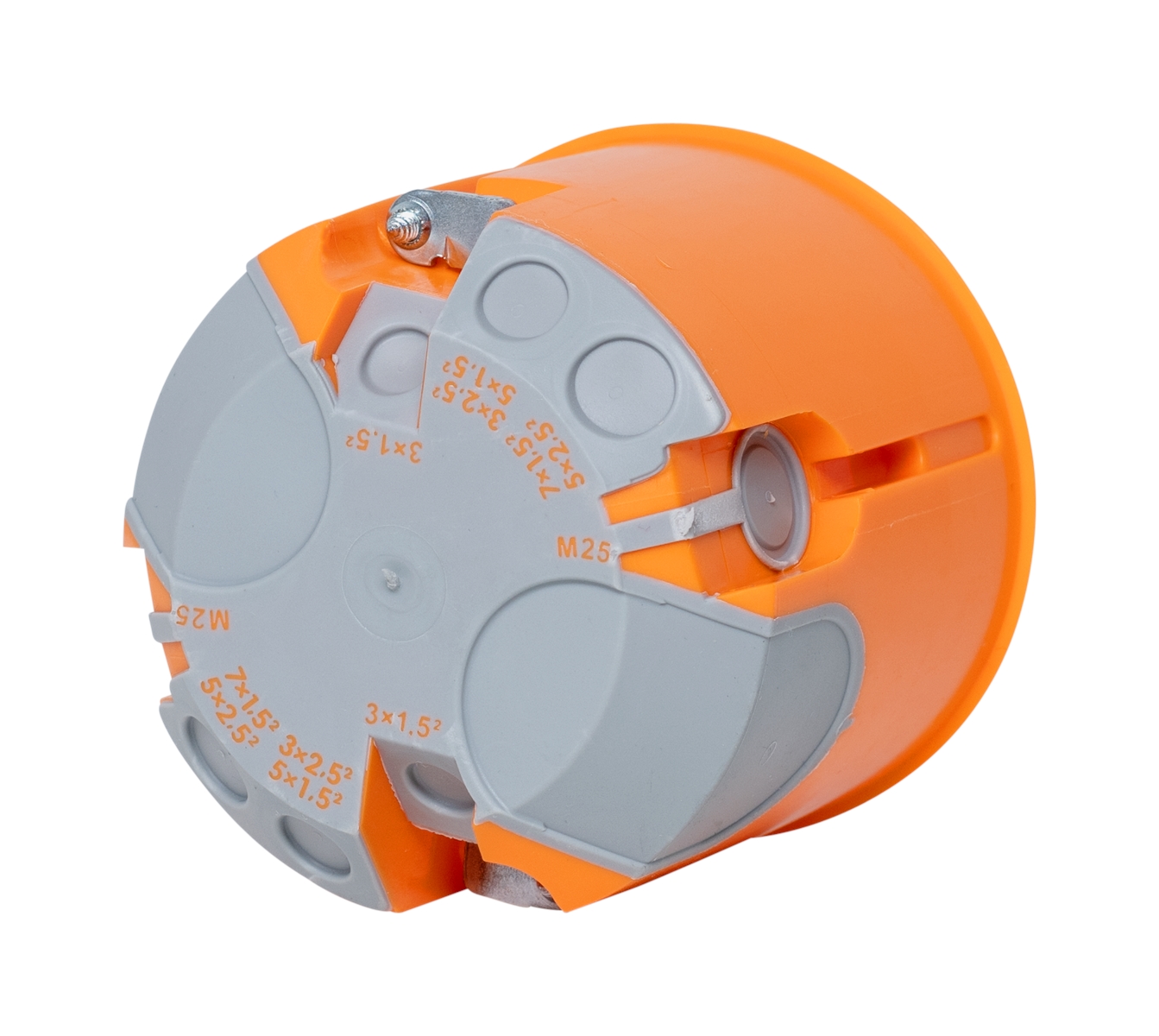 25St. F-Tronic E3700 HW Geräte-Verbindungsdose, E3700, Ø 68mm, t=62mm, luftdicht 7360027