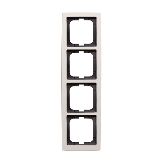 1St. Busch-Jaeger 1724-84 4-fach Rahmen solo studioweiß