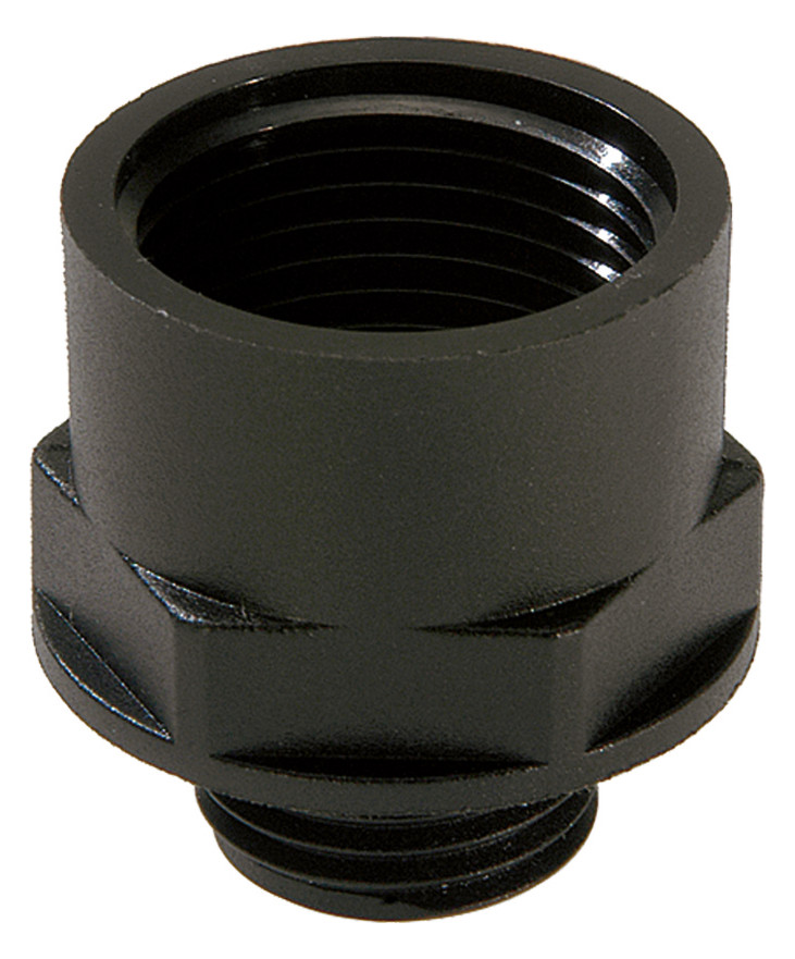 1St. Wiska 10064722 EX-Kunststoffreduzierung M20-M16 RAL 9005 EX-KRM 20/16
