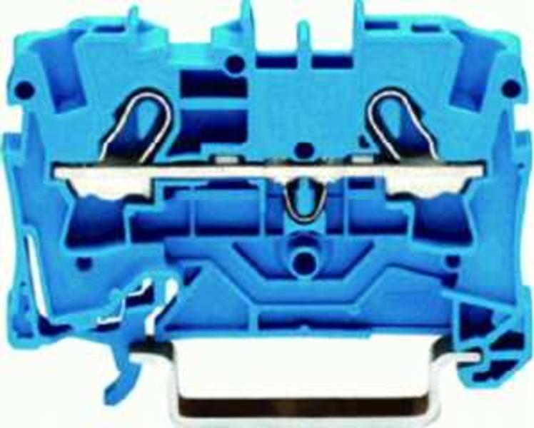 1St. Wago 2004-1204 2-L-FV-Durchgangsklemme BLAU 20041204