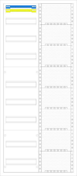 1St. F-Tronic VS2-8-M1 AP Medienverteiler VS2-8-M1, 2-feldrig, 8r, mit MVAP1 7110293