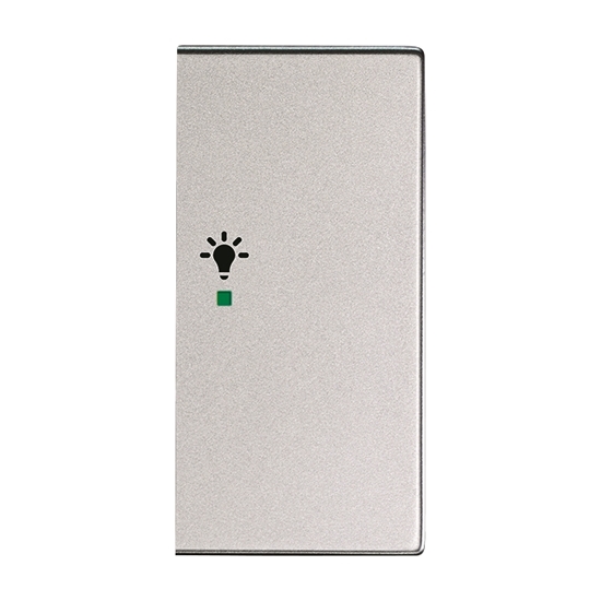 1St. Busch-Jaeger 6231-22-83 Wippe, 2-fach rechts, mit Symbol Licht Busch-free@home alusilber