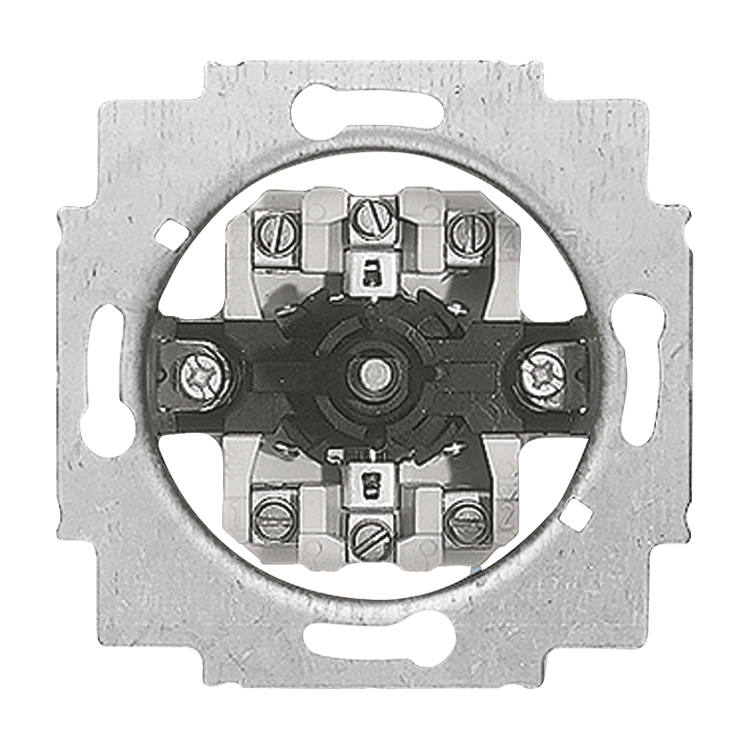 1St. Busch-Jaeger 2712 U Jalousieschalter-Einsatz, 2-polig