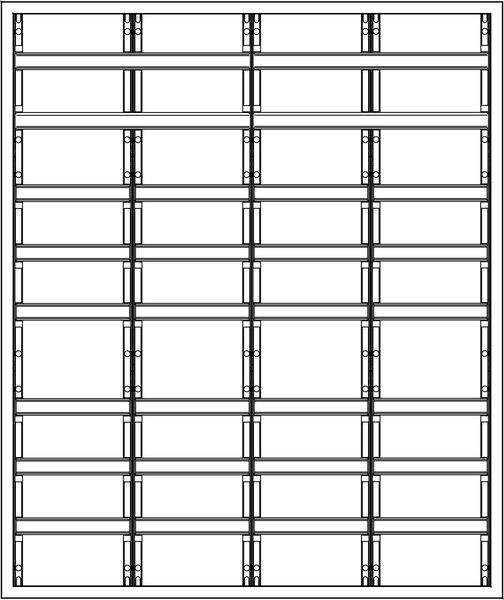 1St. F-Tronic VS4-8-RK Verteilerschrank VS4-8-RK, 4-feldrig, 8r, Reihenklemmen, 1250x1050x210mm 7110726