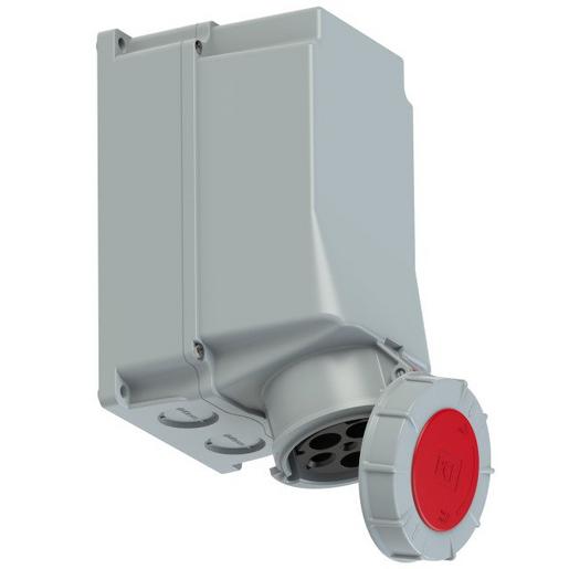 1St. PCE 145-6 CEE-Wandsteckdose 125A 5p 6h IP67 POWER