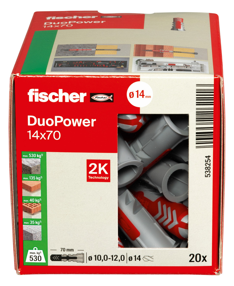 20St. FISCHER 538254 DuoPower 14x70 LD 20St. Fischer 538254 DuoPower 14x70 LD
