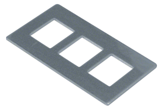 1St. Hager GTVDM013 Montageplatte GTVD2/3 3xRJ45 19,3x14,8