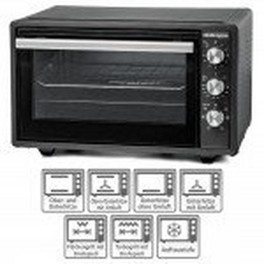 1St. Rommelsbacher BG 1620 Back & Grill Ofen mit Drehspieß & Umluft