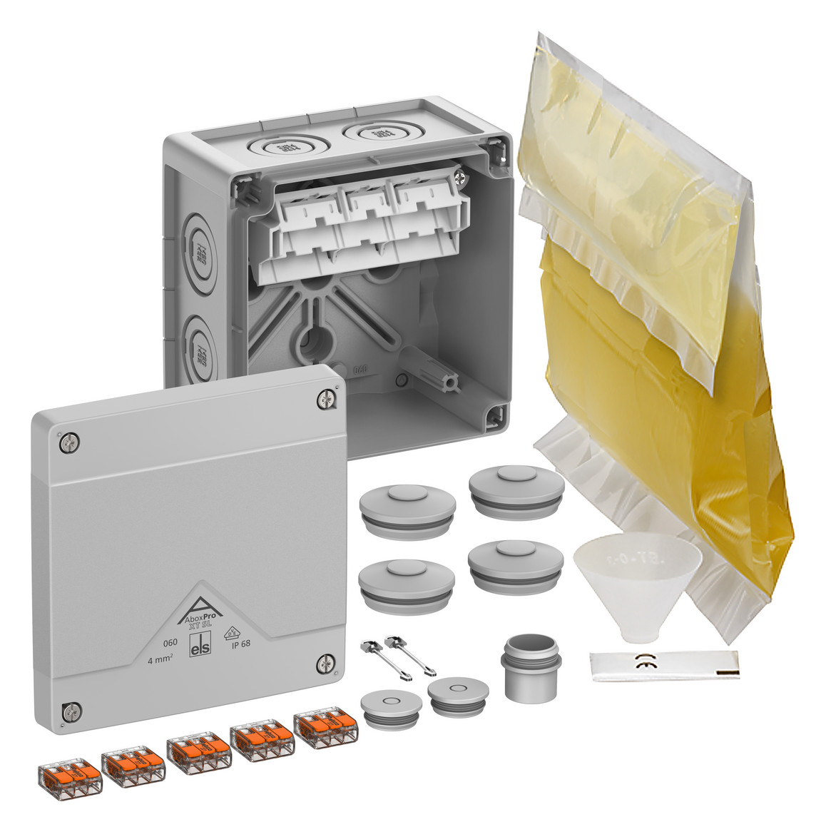 1St. Spelsberg Abox Pro XT SL-42 Abzweigkasten, Schutzart IP68