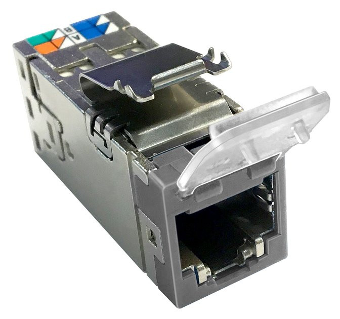 1St. Commscope 2153365-4 AMP-Twist-6SLX Modul m.Staubschutzkappe