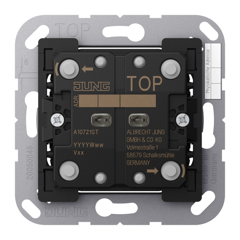 1St. Jung A10721ST KNX Taster Standard, 2fach, Serie AS/A A 10721 ST
