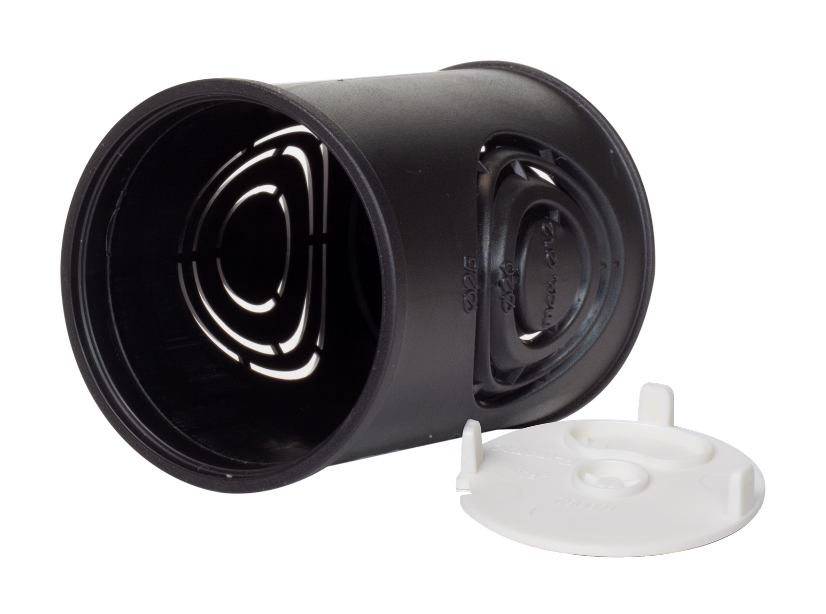 25St. F-Tronic UWAD UP Wandauslassdose UWAD, Ø36mm, t=45mm, inkl. Deckel, ersetzt Art.-Nr. 7310077 7310078