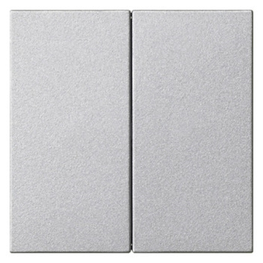 1St. Gira 537026 Wippe 2f unbedruckt System 55 F Alu