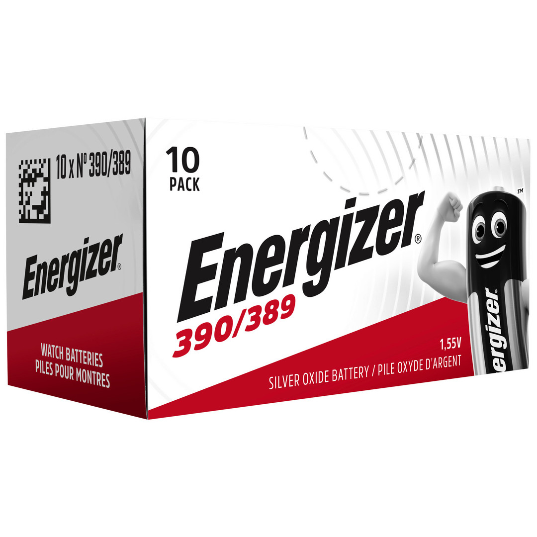 1St. Energizer 7638900253047 390/389 Silber-Oxid multi drain 1,55Volt 1er Blister