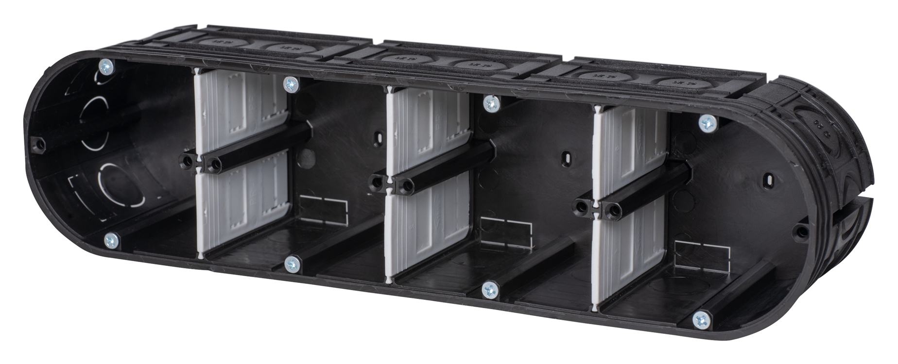 5St. F-Tronic UP40 UP Gerätedose massiv UP40, 4-fach, t=63mm 7310104