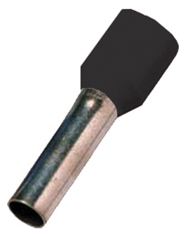 100St. Intercable ICIAE612SCH Isolierte Aderendhülse DIN 46228 Teil 4,