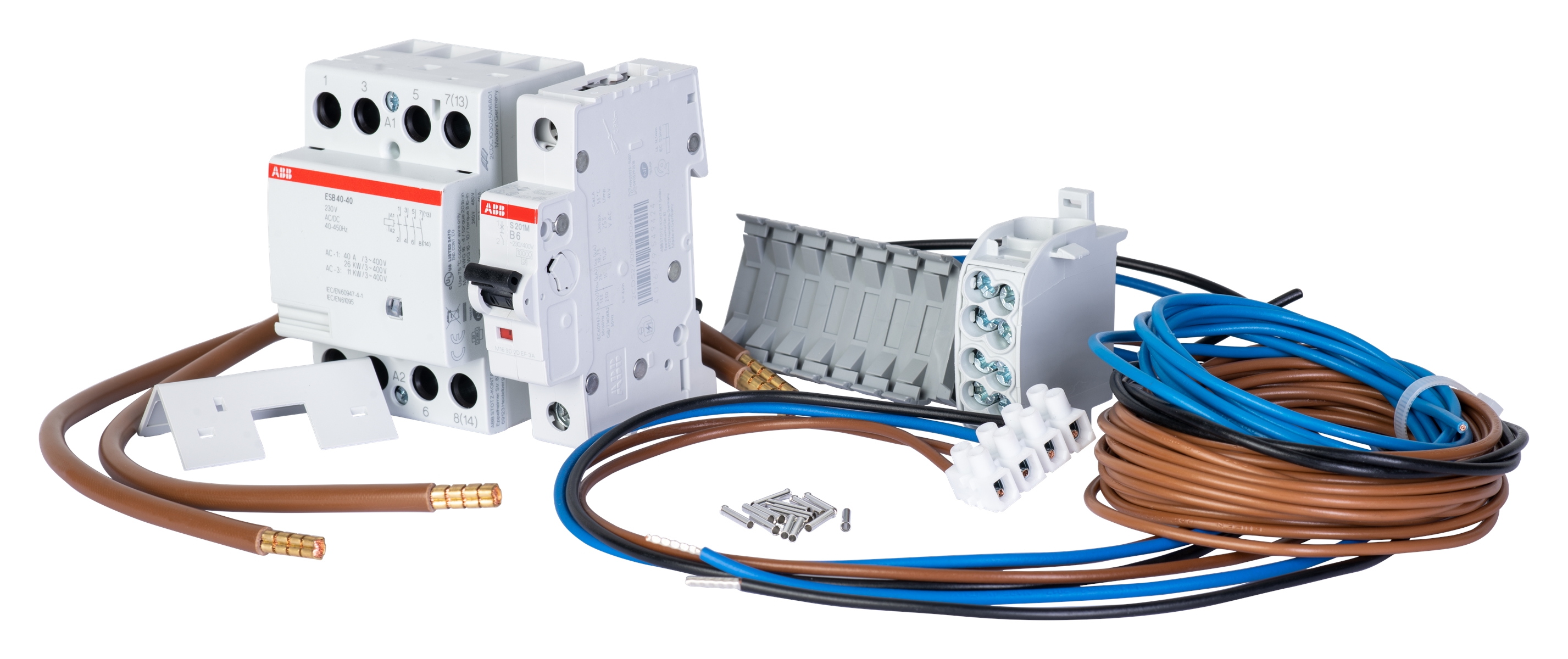 1St. F-Tronic WP40-Set WP40-Set, Schütz40A4pol., Plombierkappe, LS6A1pol., inkl. Verdrahtung 7110034