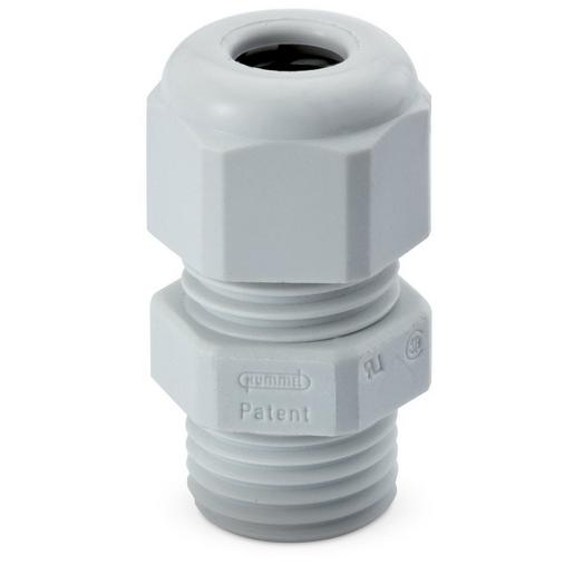 1St. HUMMEL HSK-K GRAU fuer Kabel 10-14 mm aus Polyamid