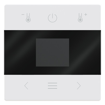 1St. Busch-Jaeger 1794 MDRT-884 Zentralscheibe für Raumtemperaturregler mit Display Bluetooth studioweiß matt 2CKA006430A0423