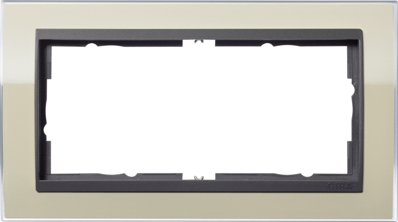 1St. Gira 1002778 Rahmen 2fach o.M. Zwischenr. AN Event Klar Sand