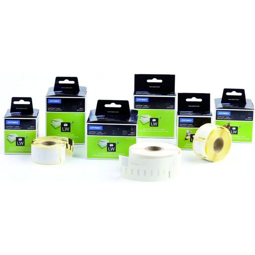 1St. Dymo LW-Etiketten Weiss S0722550 19x51mm 1 Rolle mit 500 Etiketten