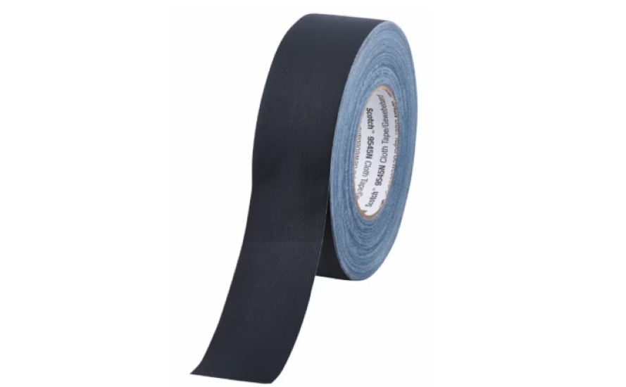 5St. 3M 9545N B50 Gewebeband 50 mm x 50 m x 0,3 mm, schwarz
