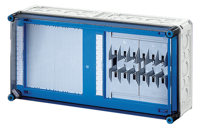 1St. Hensel Mi 6423 Mi-NH-Sicherungsgehäuse 2xNH 00, 3polig, Sammelsch. 400 A, 5polig 2000730 Mi6423