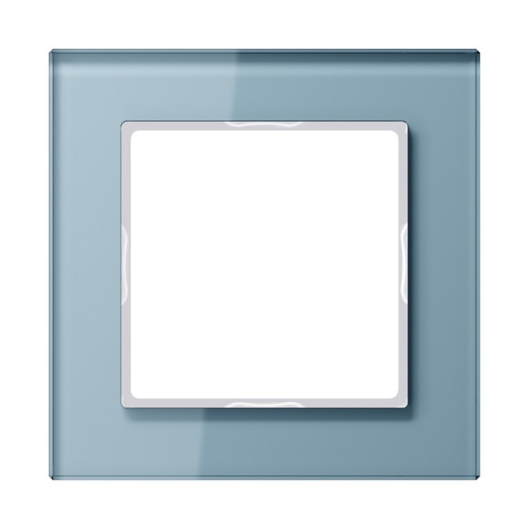 1St. Jung AC581GLBLGR Glasrahmen 1fach 84 x 84 mm AC 581 GL BLGR 1St. Jung AC581GLBLGR Glasrahmen 1fach 84 x 84 mm AC 581 GL BLGR