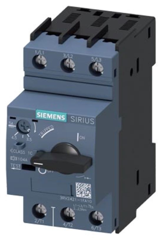 1St. Siemens 3RV2421-1FA10 Leistungsschalter, S0, für Trafoschutz,