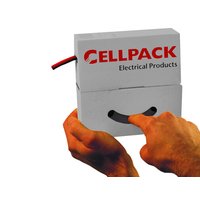 4m Cellpack SB 25.4-12.7 sw Schrumpfschlauch-Abrollbox, 25.4-12.7mm/L:4m, sw