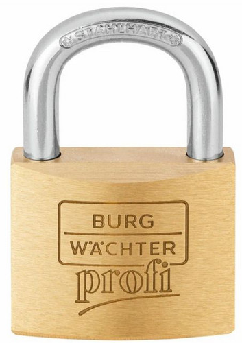 5St. BURG Zylinder- Profi 116 50 Vorhangschloss