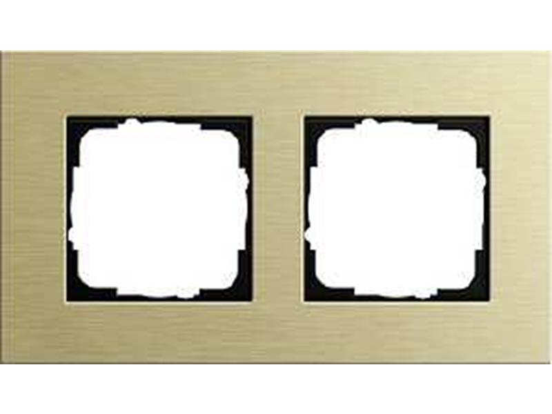 1St. Gira 0212217 Rahmen 2fach Esprit Aluminium Hellgold 1St. Gira 0212217 Rahmen 2fach Esprit Aluminium Hellgold...