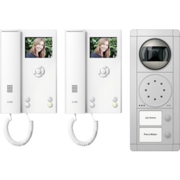 1St. Ritto RGE1892220 Portier Video Set 2 WE, silber/weiß