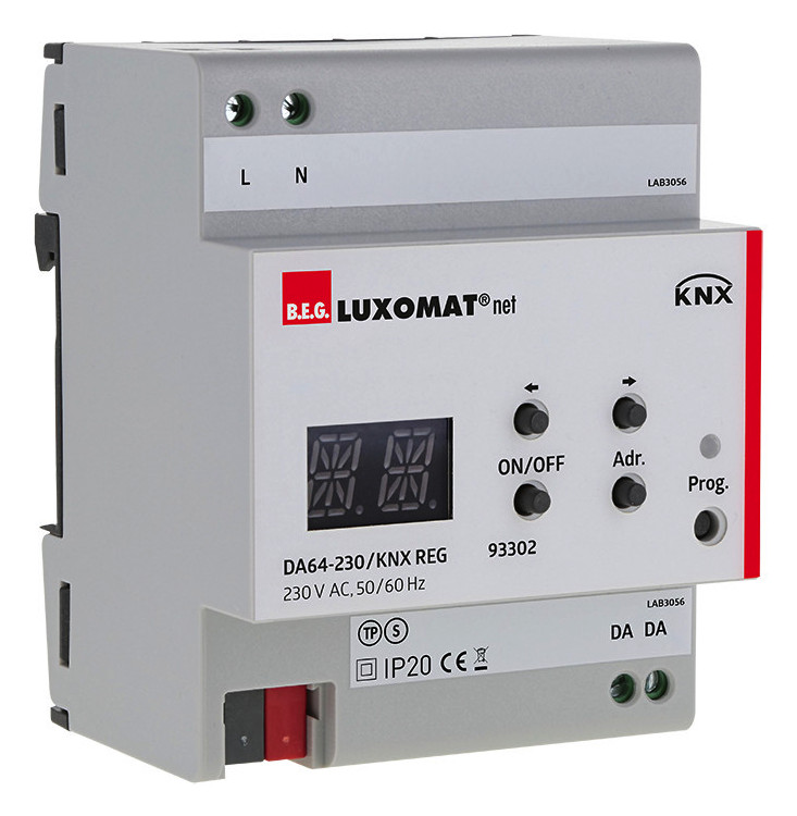 1St. B.E.G. 93302 DA64-230/KNX REG DALI Gateway B.E.G.