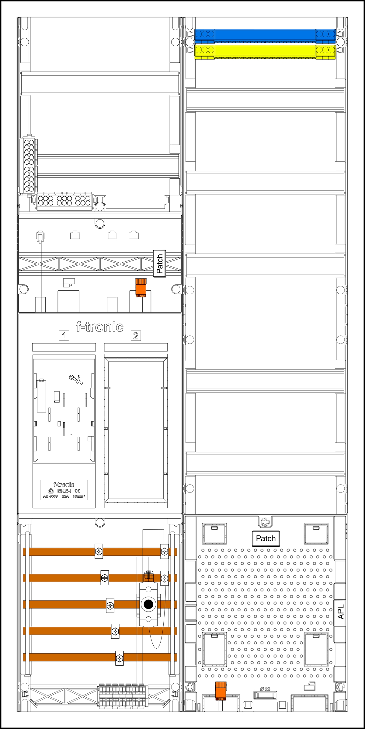 1St. F-Tronic EHZ721APZD01 EHZ721APZD01, 1 ZP, DS, 1 R, 1 VAPZ inkl. APL,SPVGD01,2 PPV, 1 PL150 7195099