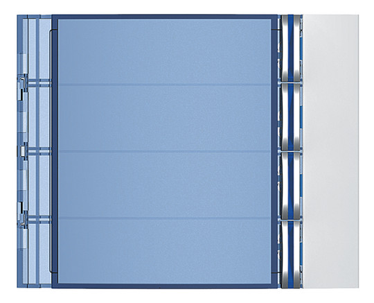 1St. SEKO Bticino 352042 Frontblende Ruftastmodul 4Rt Allwhite